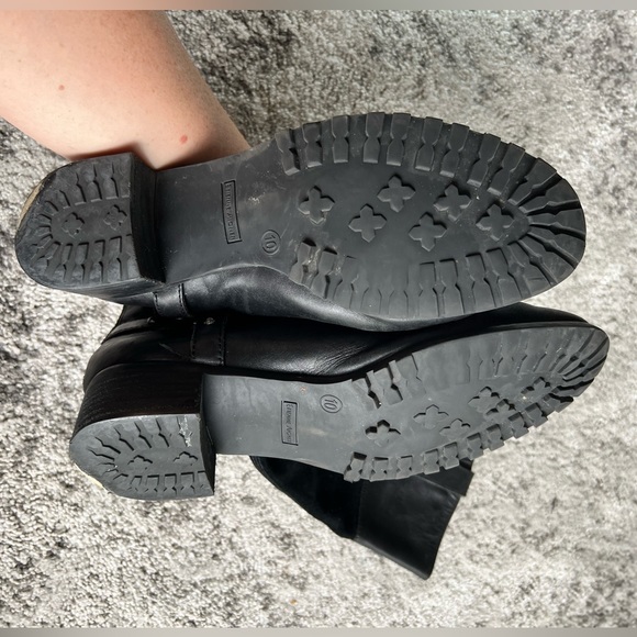 ETIENNE AIGNER knee high horse but hardware black riding boots - Picture 5 of 10